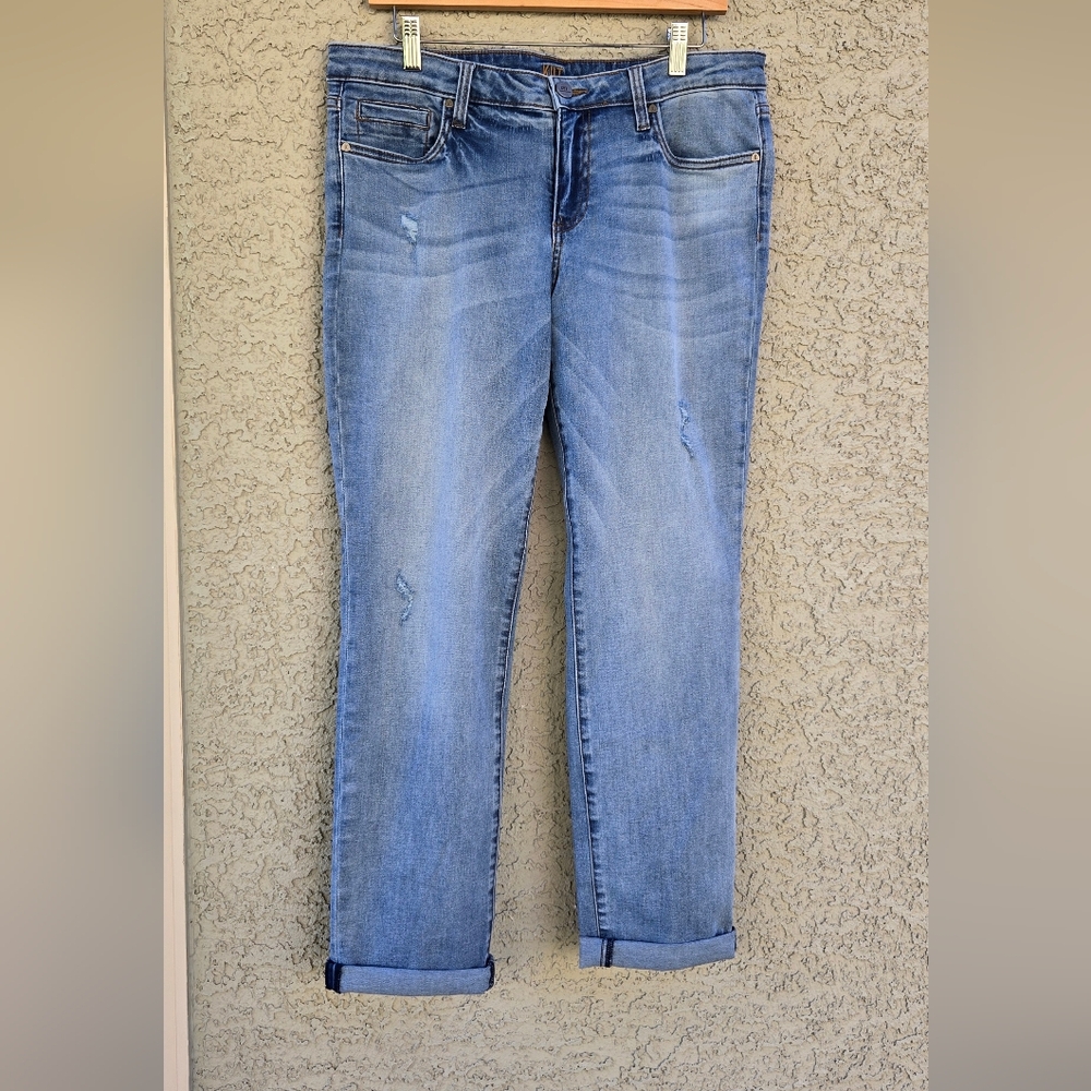 Kut From The Kloth Boyfriend Women's Light Blue Denim Jeans - Picture 1 of 7